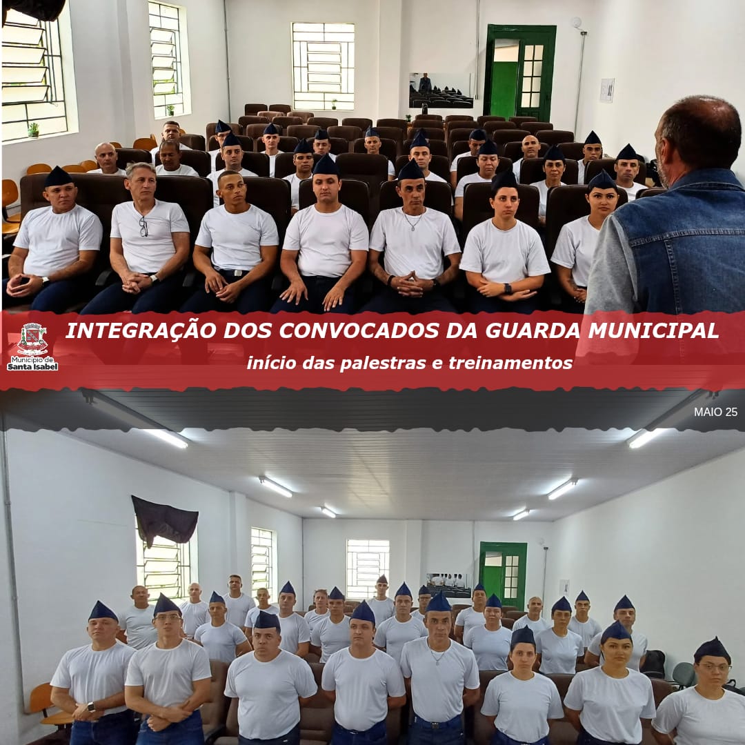 Santa Isabel inicia treinamento da nova Guarda Municipal
