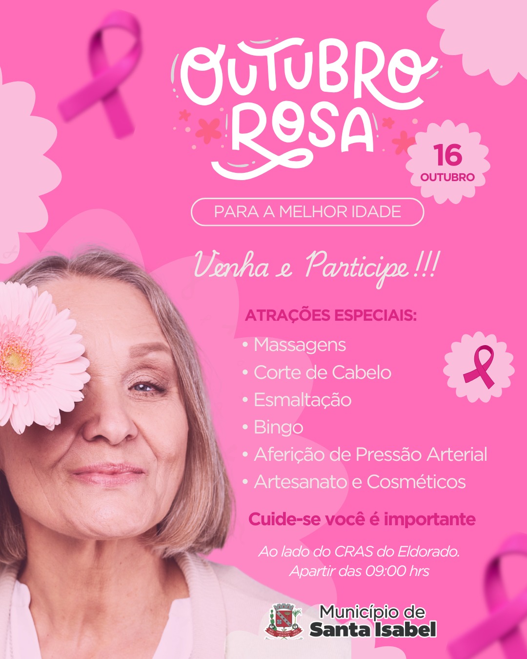 OUTUBRO ROSA – PARA A MELHOR IDADE 💗