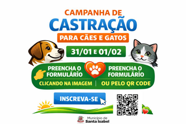 CAMPANHA DE CASTRAÇÃO
